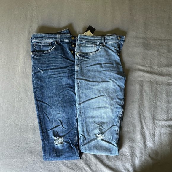 NWT✨2/$20 FOREVER 21 SKINNY CROPPED JEANS - Picture 4 of 9